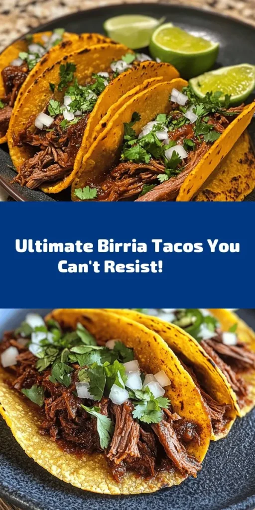 Craving a flavorful and hearty meal? Try my Fave Birria Tacos! This rich and spicy dish features tender beef cooked with a blend of dried guajillo and ancho peppers, garlic, and savory spices. Serve them with warm corn tortillas, fresh cilantro, and zesty lime for the ultimate taco experience. Perfect for gatherings or cozy nights in, these tacos are sure to impress everyone at your table. Get ready to enjoy a bite of Mexico!