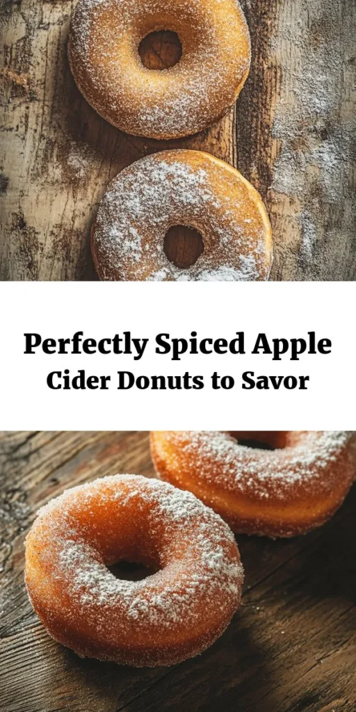 Experience the warm flavors of fall with these irresistible apple cider donuts! Made with a blend of apple cider, whole wheat flour, and warm spices, these baked treats are both delicious and easy to make. With a quick prep time of just 15 minutes, you can enjoy these fluffy donuts fresh from the oven in no time. Dust them with powdered sugar or a cinnamon-sugar coating for an extra sweet touch. Perfect for breakfast or a cozy afternoon snack!
